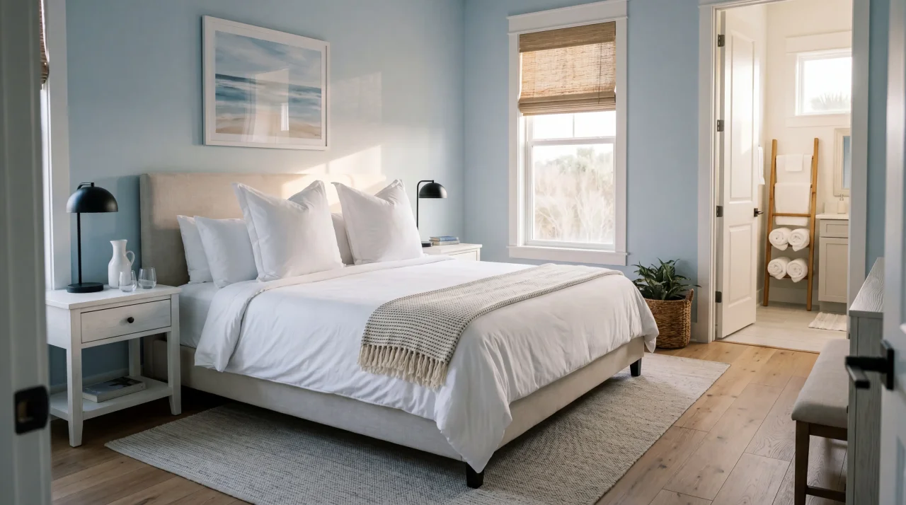 Guest bedroom, ready for move-in