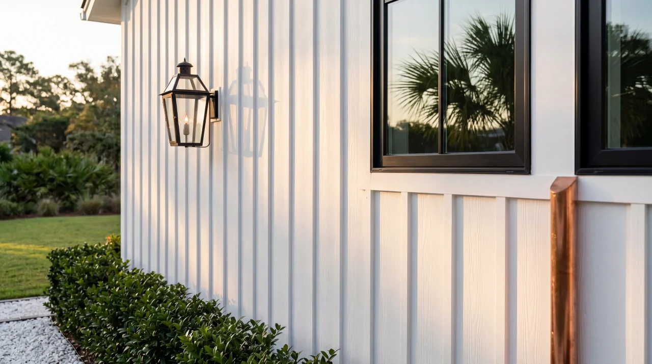 Exterior coastal detail